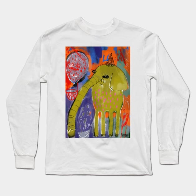 My home is a Balloon Long Sleeve T-Shirt by Confuzius